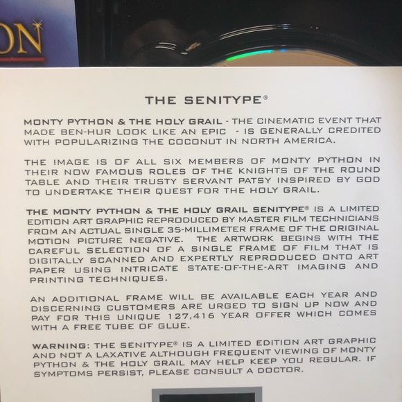 Monty Python and the Holy Grail (DVD, 2003, 2-Disc Set, Collectors Edition) - Picture 8 of 16